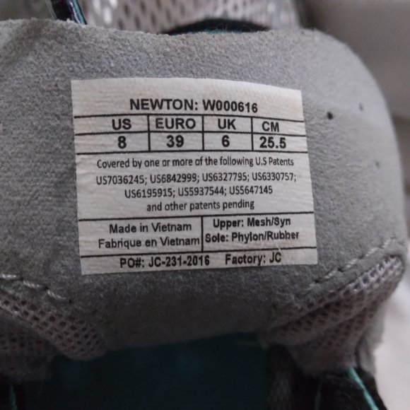 Newton Womens Trainer Running Shoes Distance 5 2.0 -- W900616 Size 8 - Picture 4 of 7
